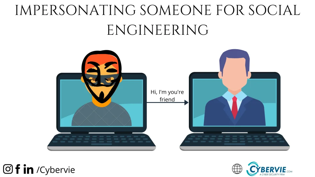 IMPERSONATING SOMEONE FOR SOCIAL ENGINEERING